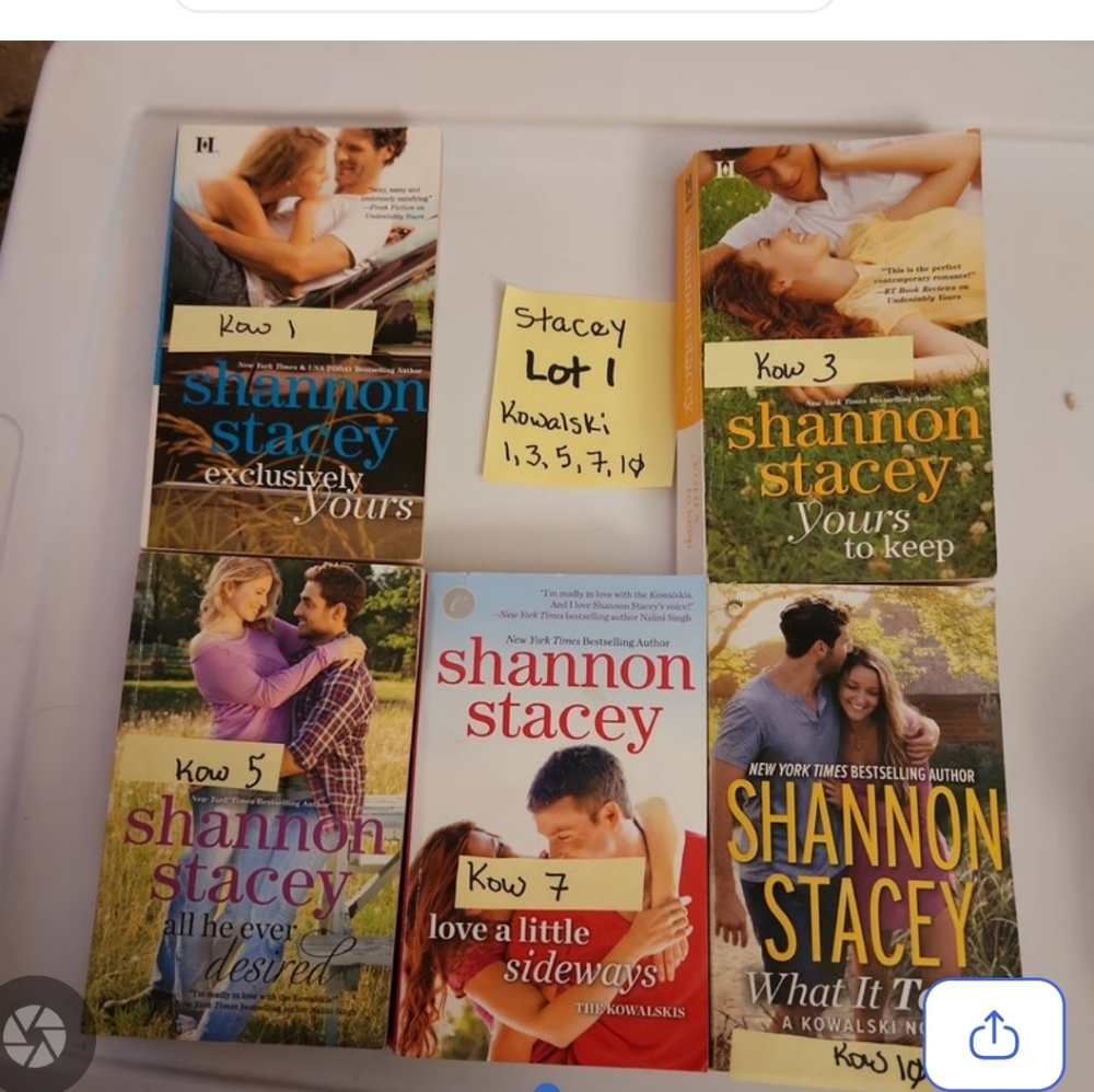 Stacey LOT #1 romance lot bundle series set